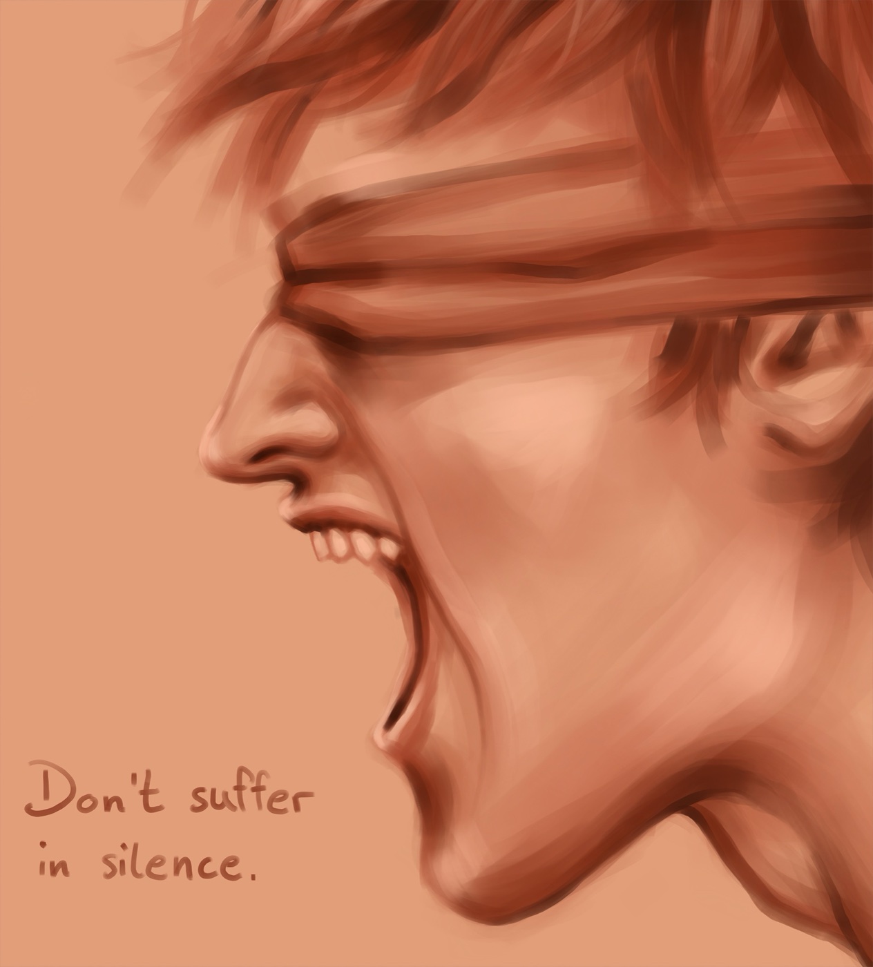 Expressive digitale Illustration